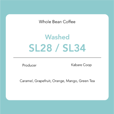 SL28 / SL 34 - Washed: Kabare Coop